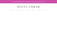 Tablet Screenshot of olenatokar.com